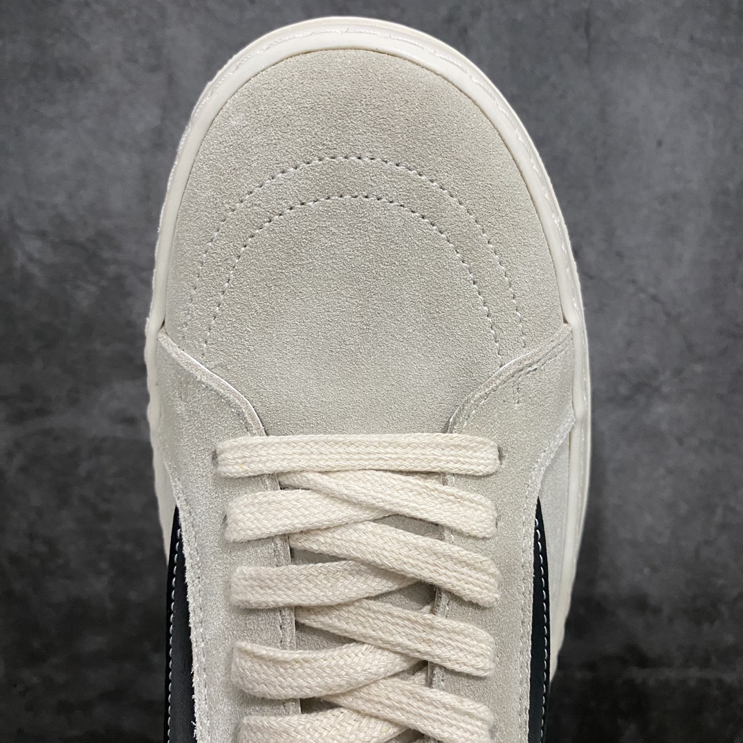 [Purely made in Dongguan] RO Owens Rick Owens low-top gray and black suede fashion sneakers