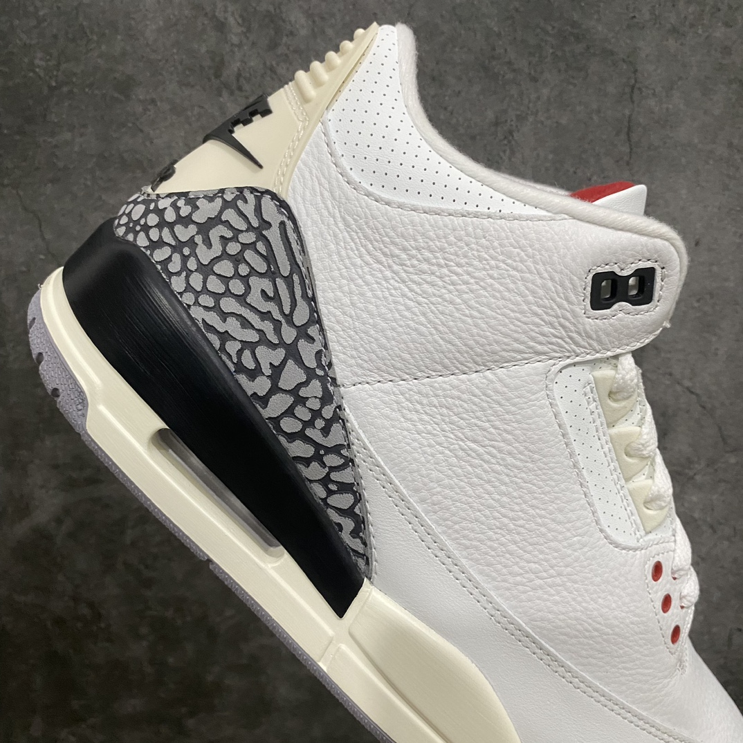 [JS Pure Original] Air Jordan AJ3 Retro Vintage White Cement DN3707-100