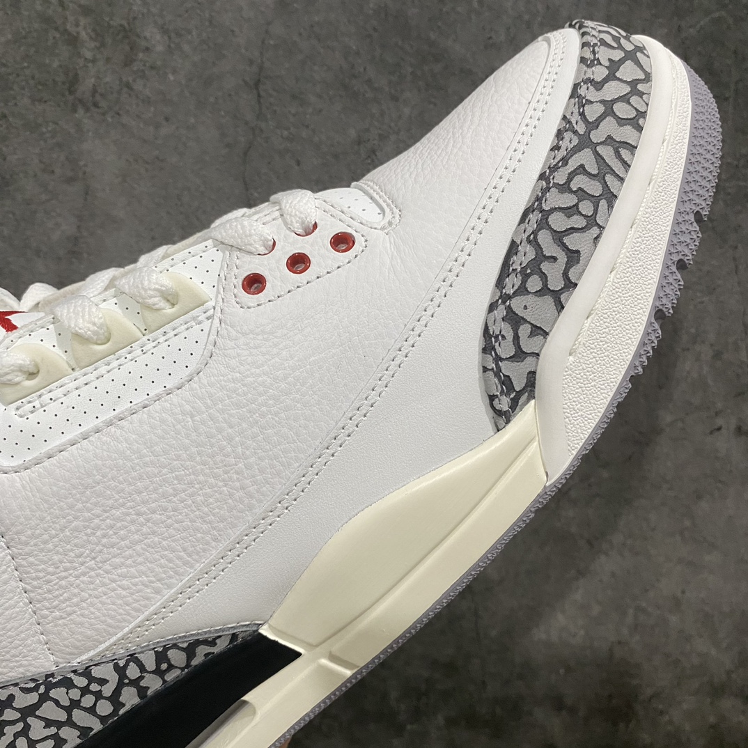 [JS Pure Original] Air Jordan AJ3 Retro Vintage White Cement DN3707-100