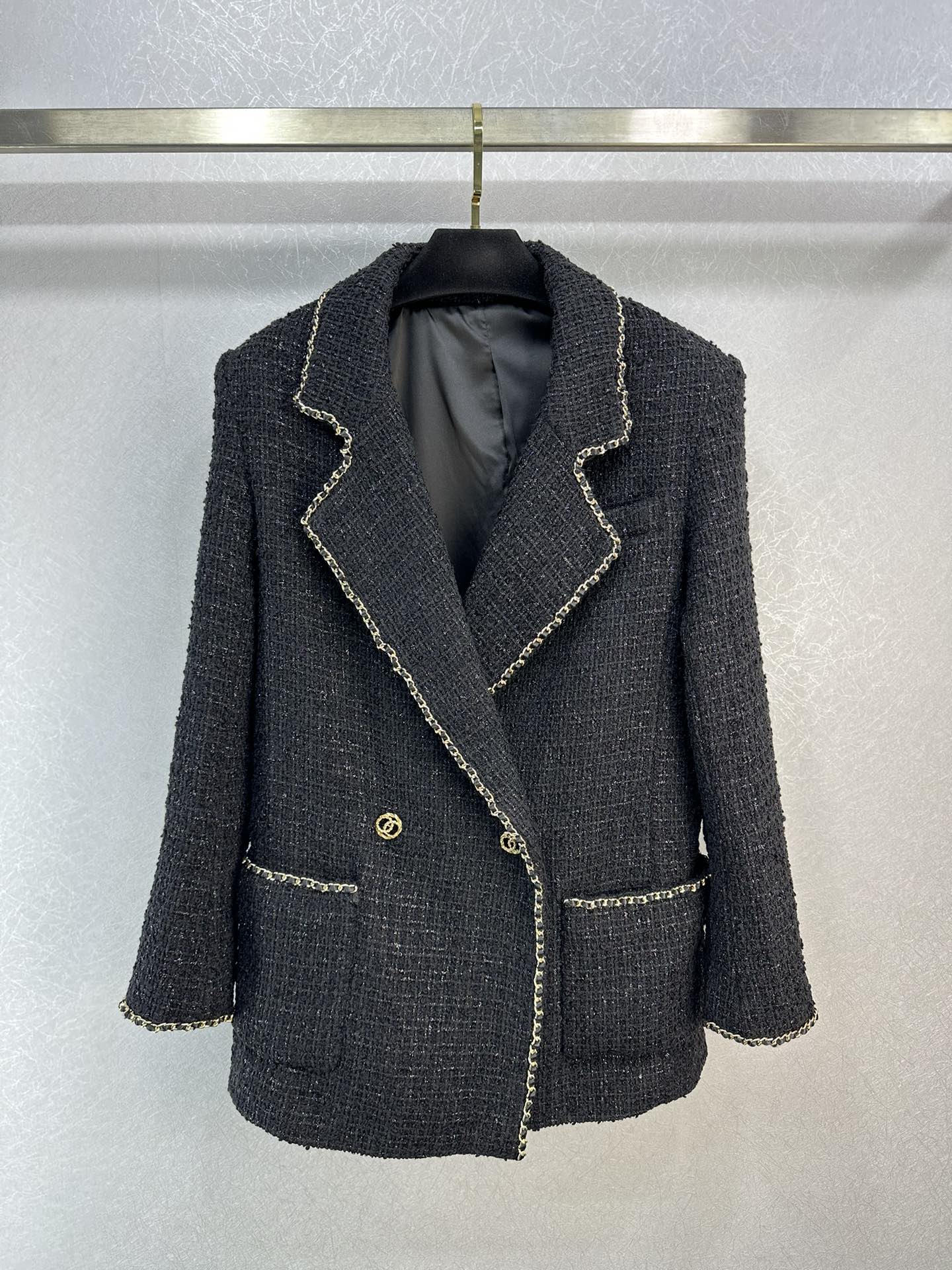 Chanel Clothing Coats & Jackets Black Fall/Winter Collection Vintage