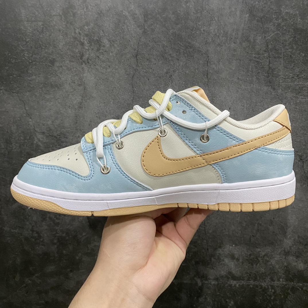 [God Edition] Nike Dunk Low Sea Salt Coconut Cloud Rice Blue DV0831-003