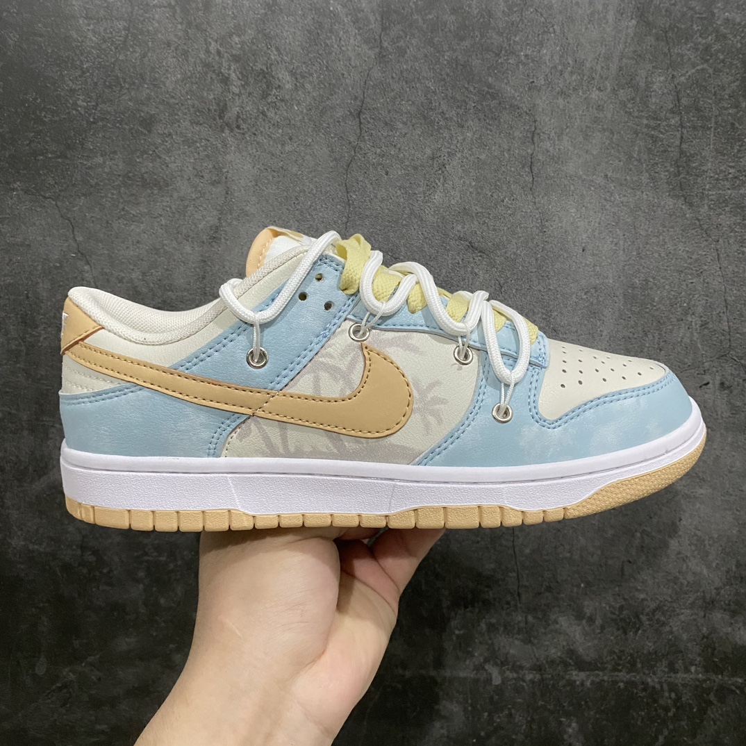 [God Edition] Nike Dunk Low Sea Salt Coconut Cloud Rice Blue DV0831-003