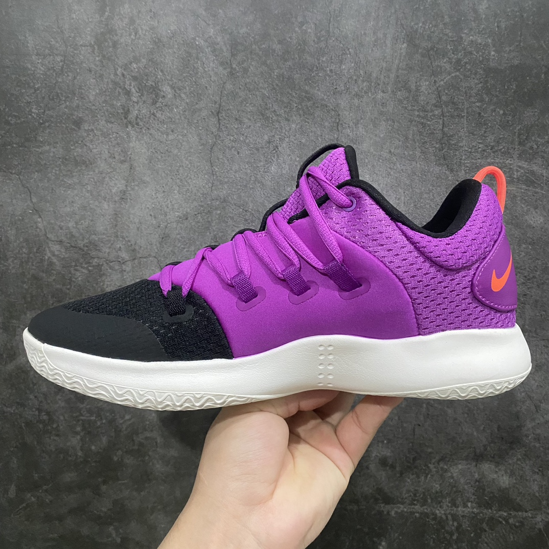 [K version pure original] NK Hyperdunk X low TB HD2018 actual basketball shoes white purple AR0465-500