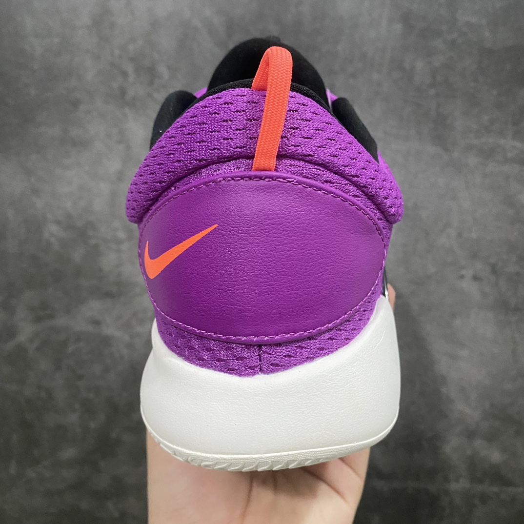 [K version pure original] NK Hyperdunk X low TB HD2018 actual basketball shoes white purple AR0465-500