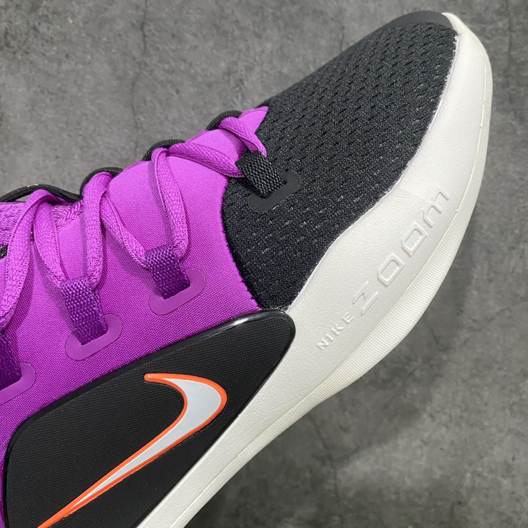 [K version pure original] NK Hyperdunk X low TB HD2018 actual basketball shoes white purple AR0465-500