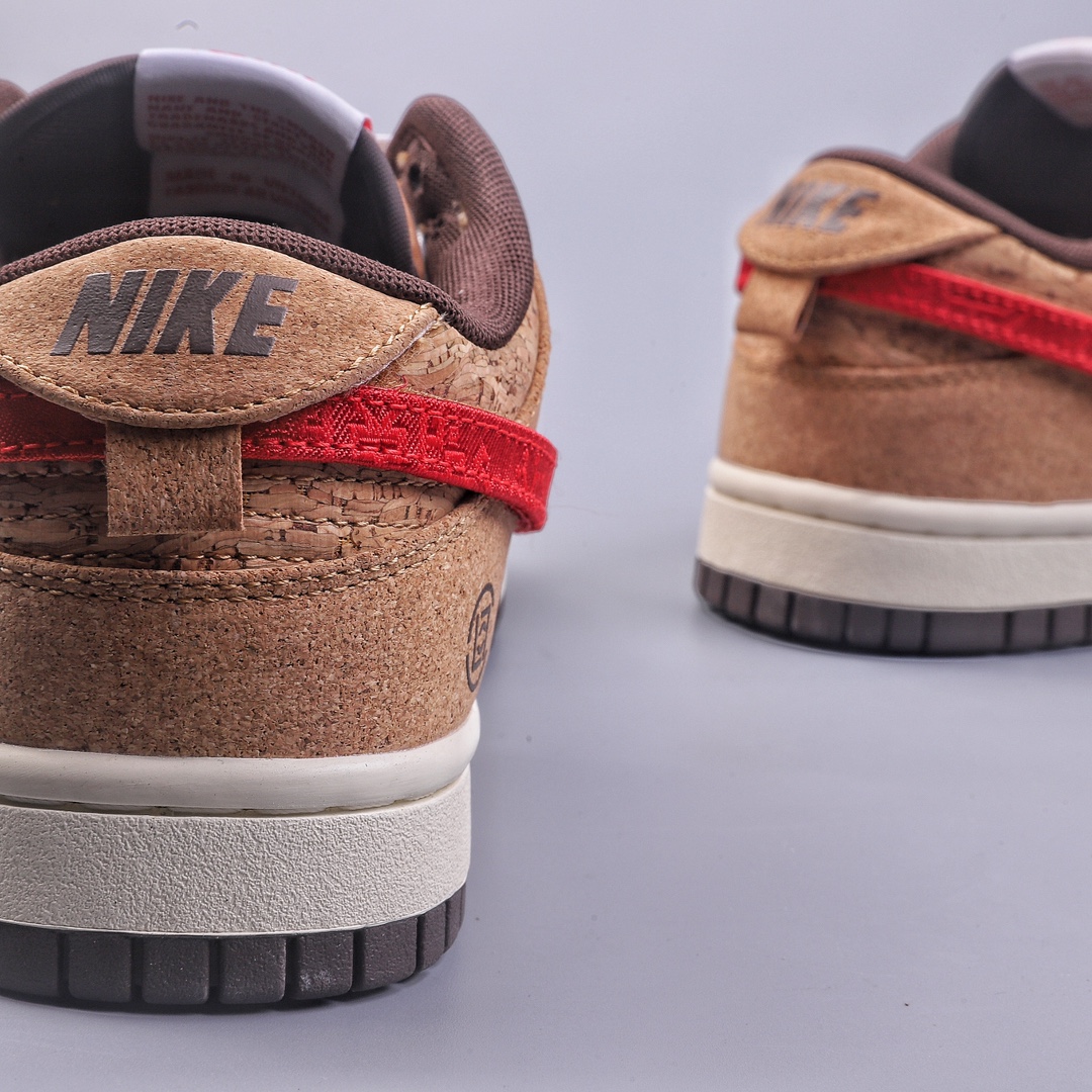 220 史诗级性价比 Nike SB Dunk Low x CLOT CN GCEL “Cork” 20周年 FN0317-121