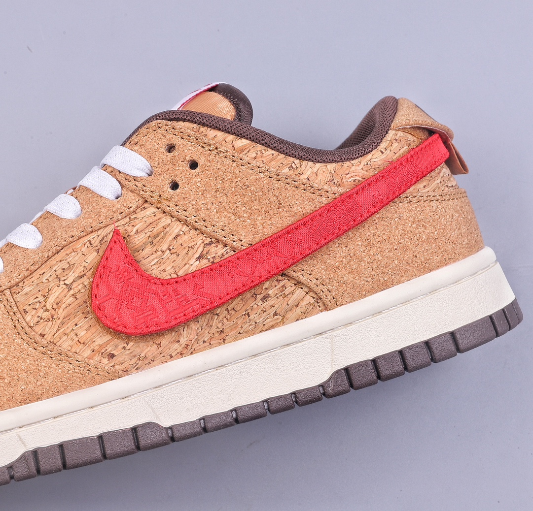 220 史诗级性价比 Nike SB Dunk Low x CLOT CN GCEL “Cork” 20周年 FN0317-121