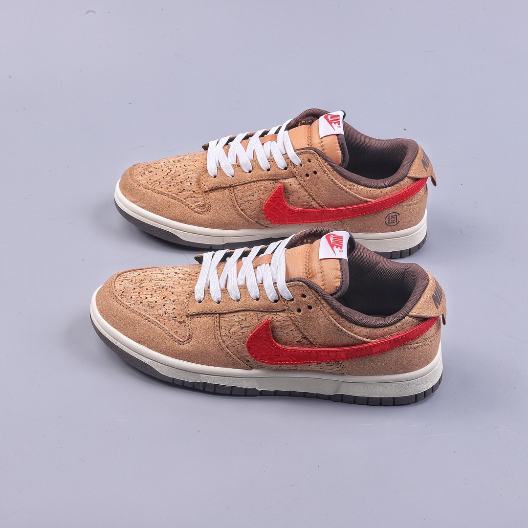 220 史诗级性价比 Nike SB Dunk Low x CLOT CN GCEL “Cork” 20周年 FN0317-121