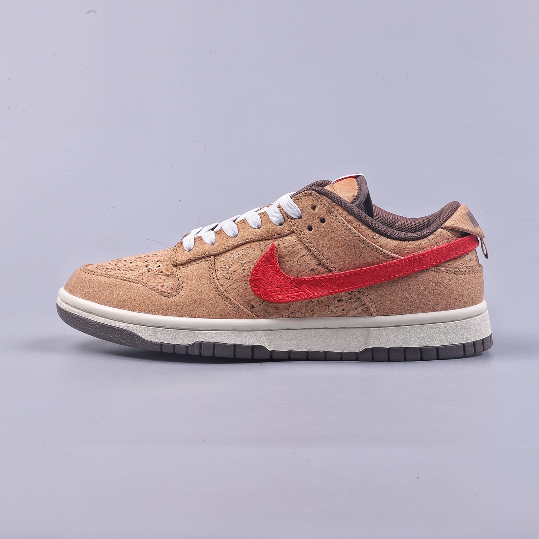 220 史诗级性价比 Nike SB Dunk Low x CLOT CN GCEL “Cork” 20周年 FN0317-121