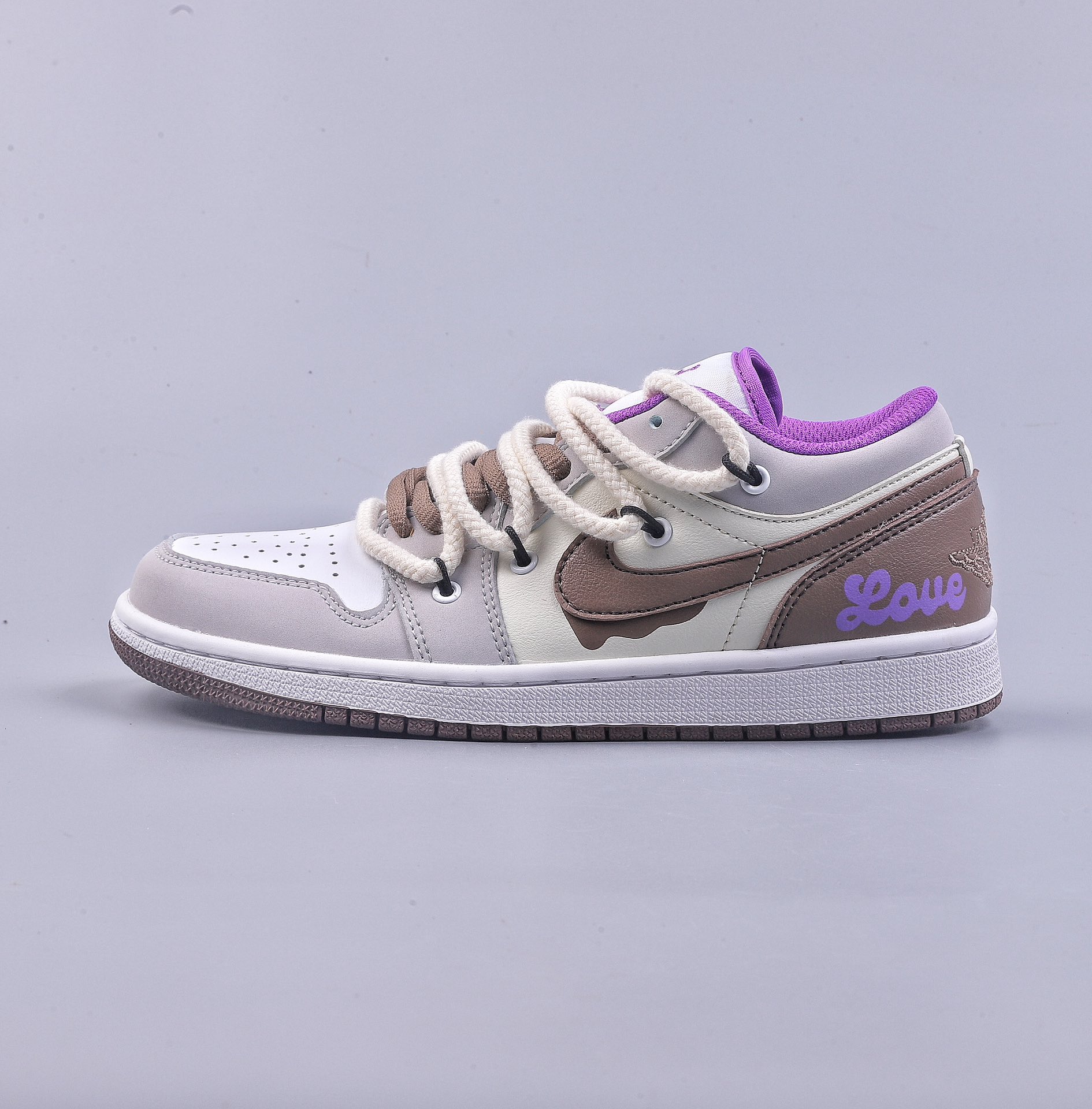 Air Jordan 1 Low 解构抽绳低帮 AJ1乔1低帮休闲板鞋 553560-215