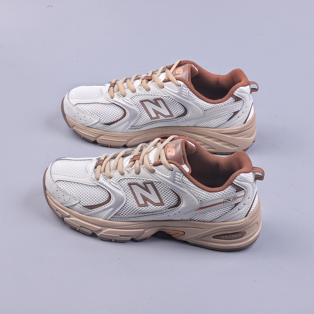 180 DT NEW BALANCE MR530系列复古老爹风网布跑步休闲运动鞋 MR530NI