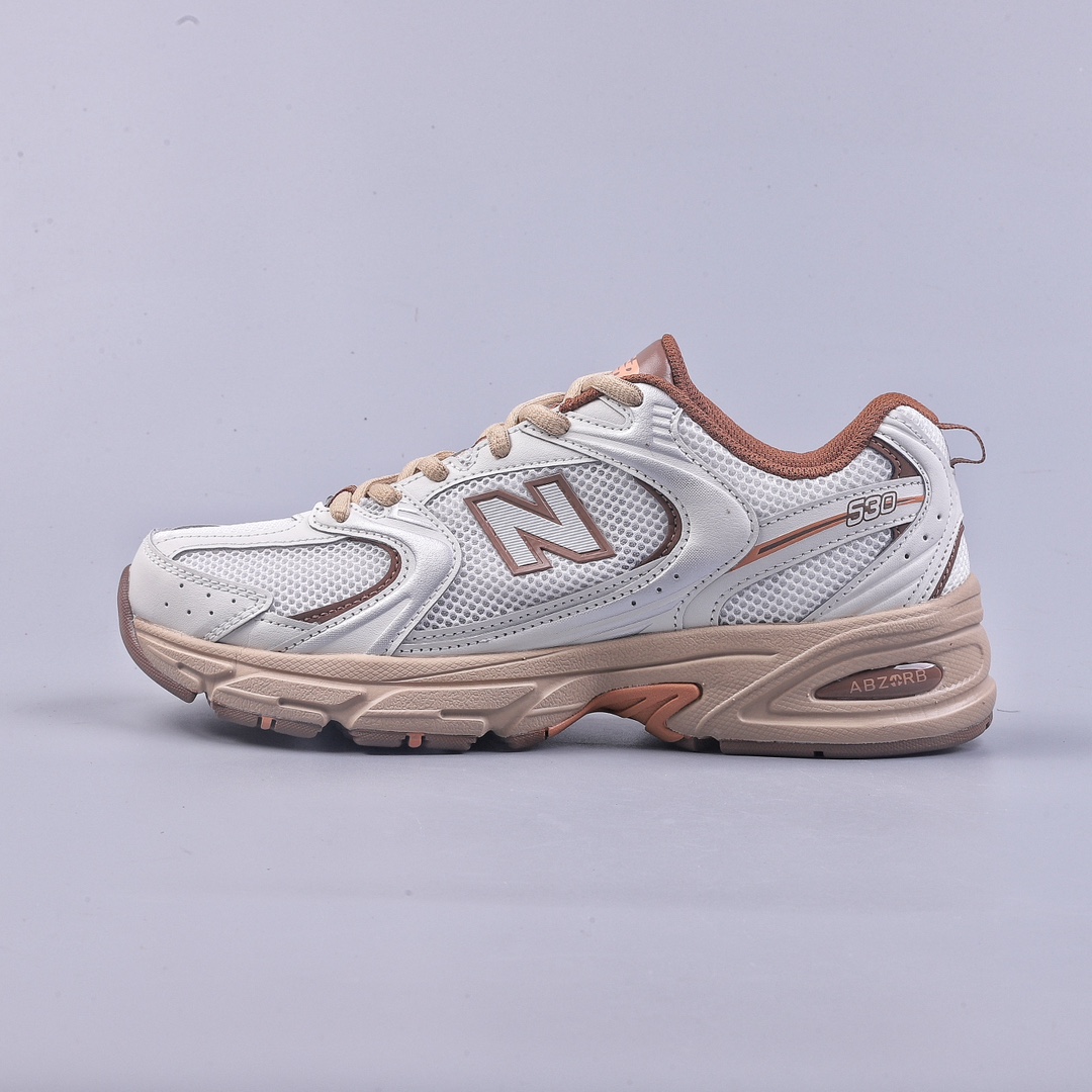 180 DT NEW BALANCE MR530系列复古老爹风网布跑步休闲运动鞋 MR530NI