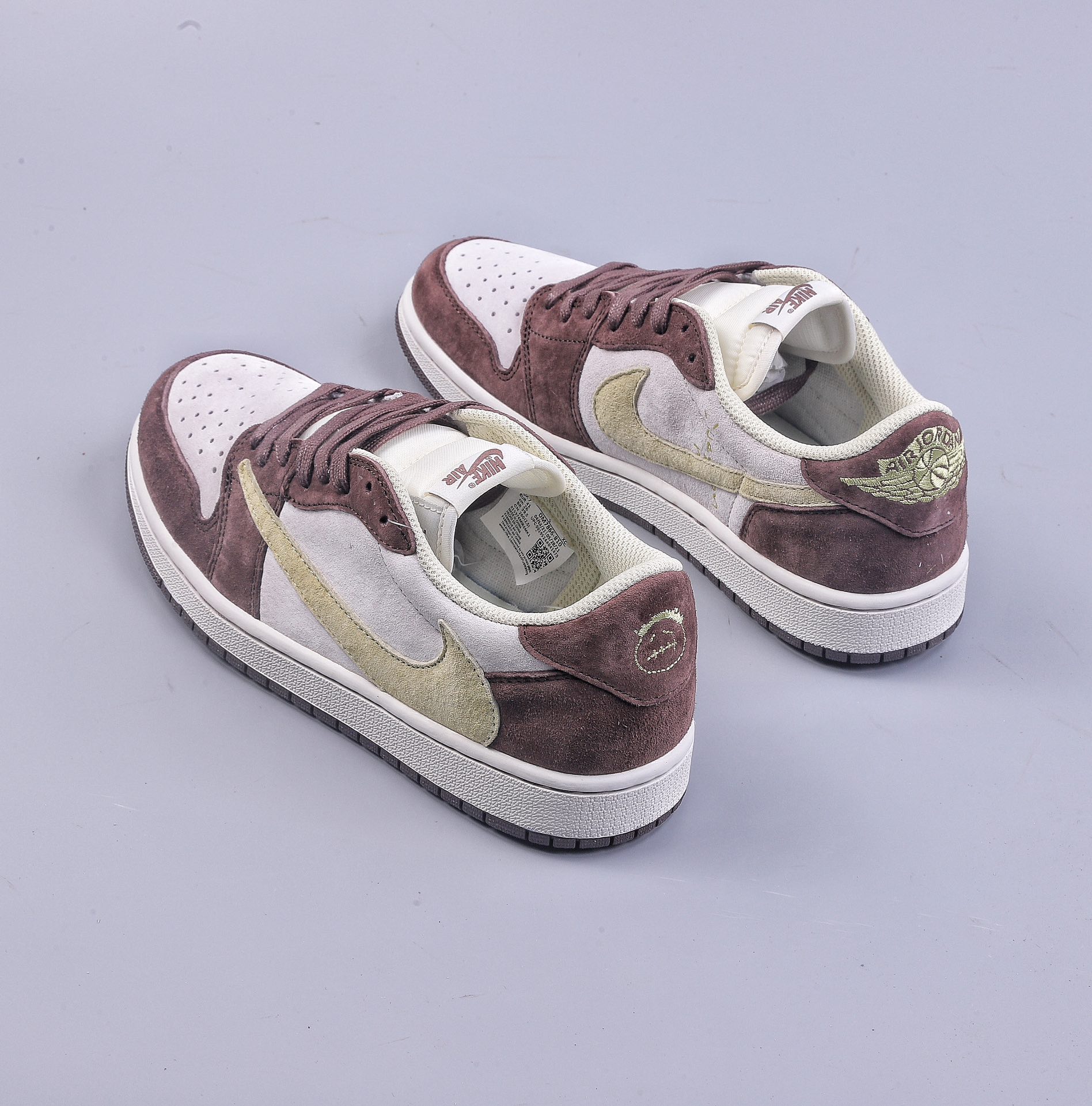 Z Air Jordan 1 Low OG SP Brown and Gray Hook DM7866-810