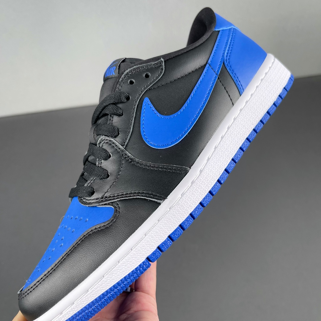 aj1黑蓝low尺码40.5-48.5福利特价品-AirJordan1LowAJ1黑蓝色男子低帮复古休闲