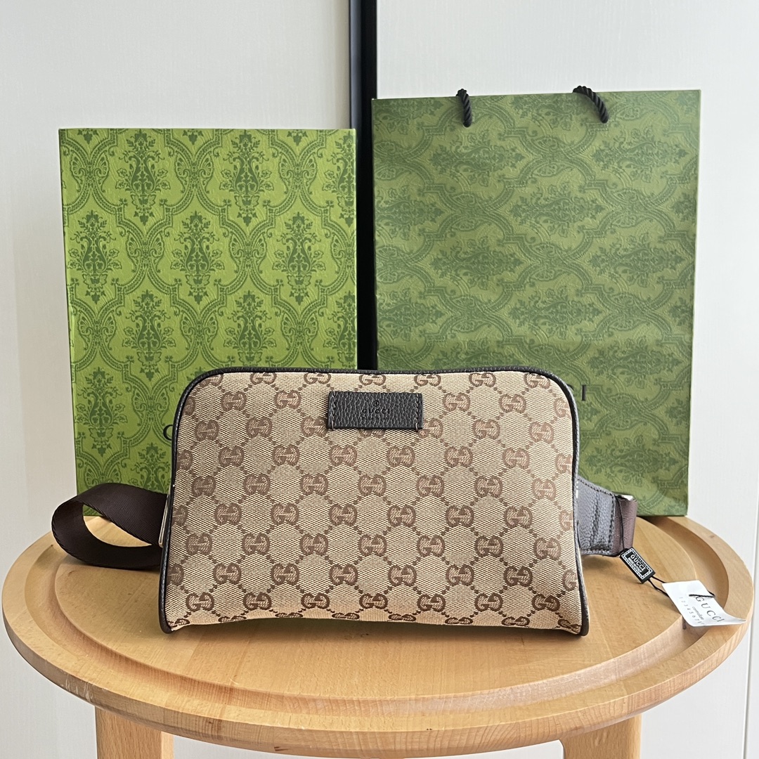 Gucci Magasin
 Sacs Ceintures & Bananes Couleur abricot Imprimé Unisexe Toile