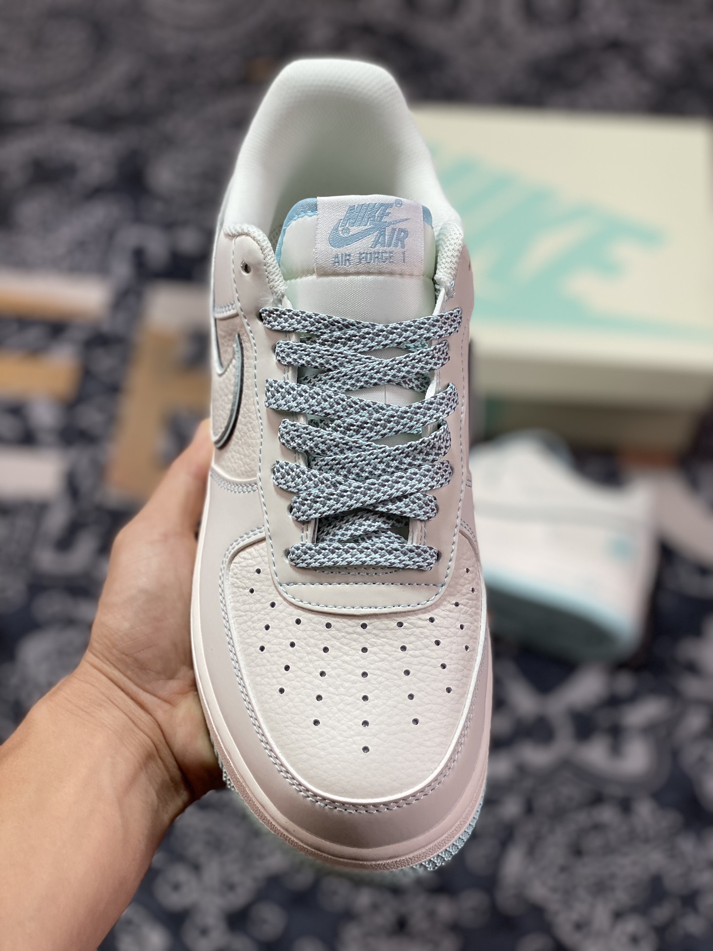 Air Force 1 '07 Low Ice Blue Five Stripes HL5696-789