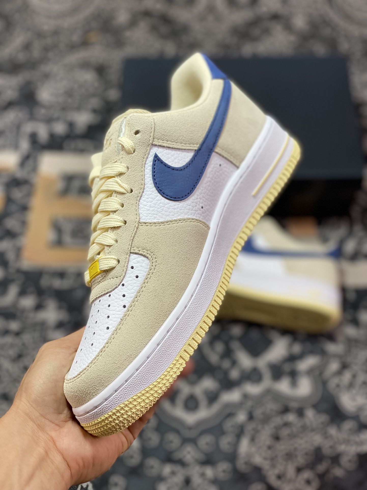 Air Force 1 '07 Low Light Brown Blue Hook FV6332-100