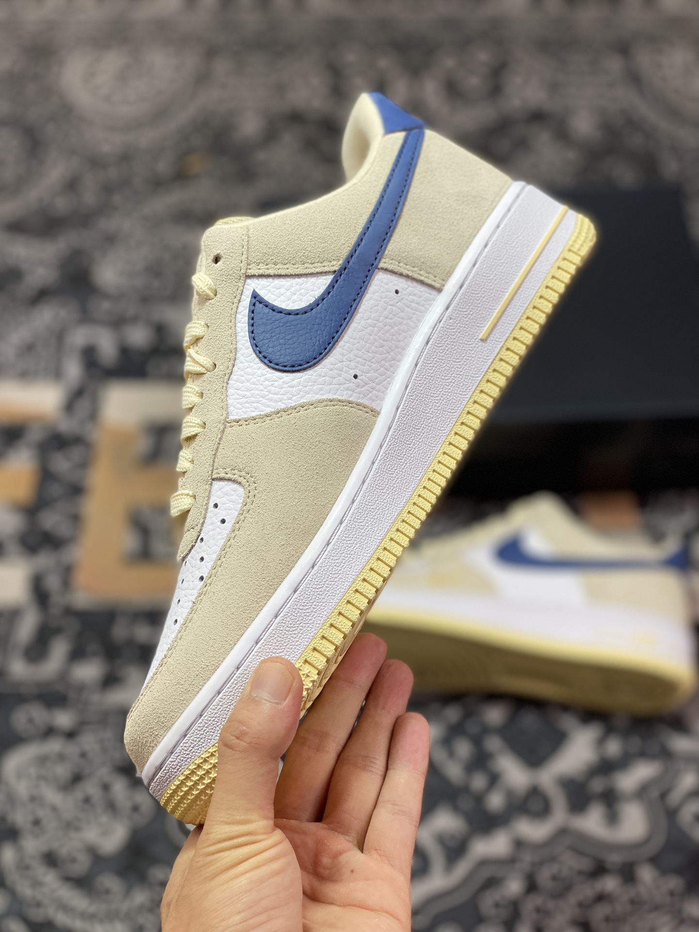 Air Force 1 '07 Low Light Brown Blue Hook FV6332-100