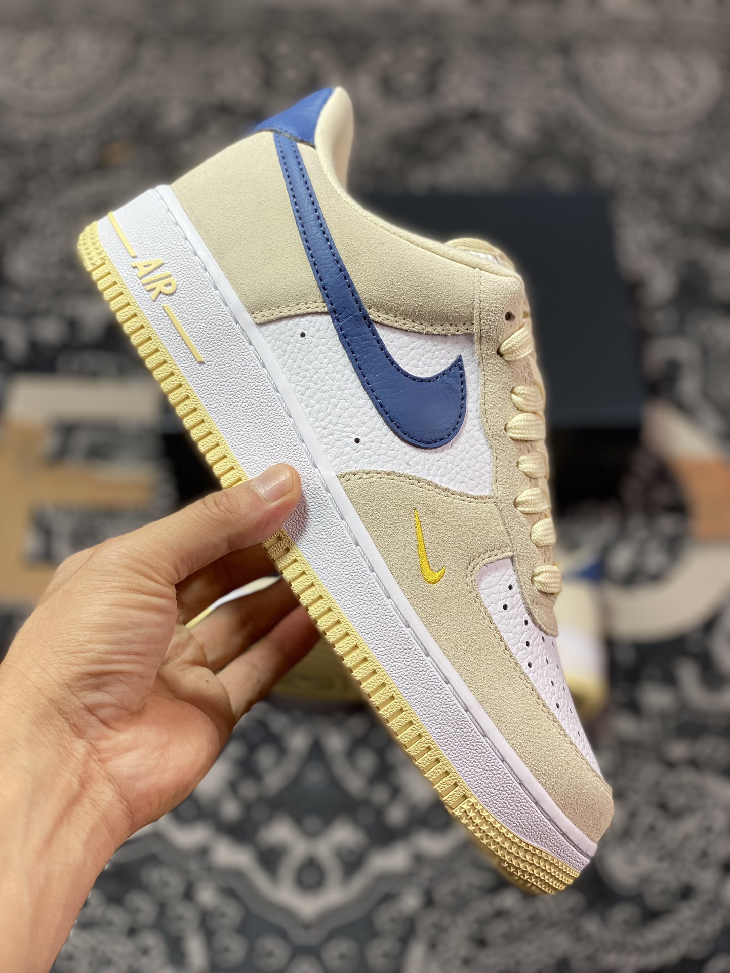 Air Force 1 '07 Low Light Brown Blue Hook FV6332-100