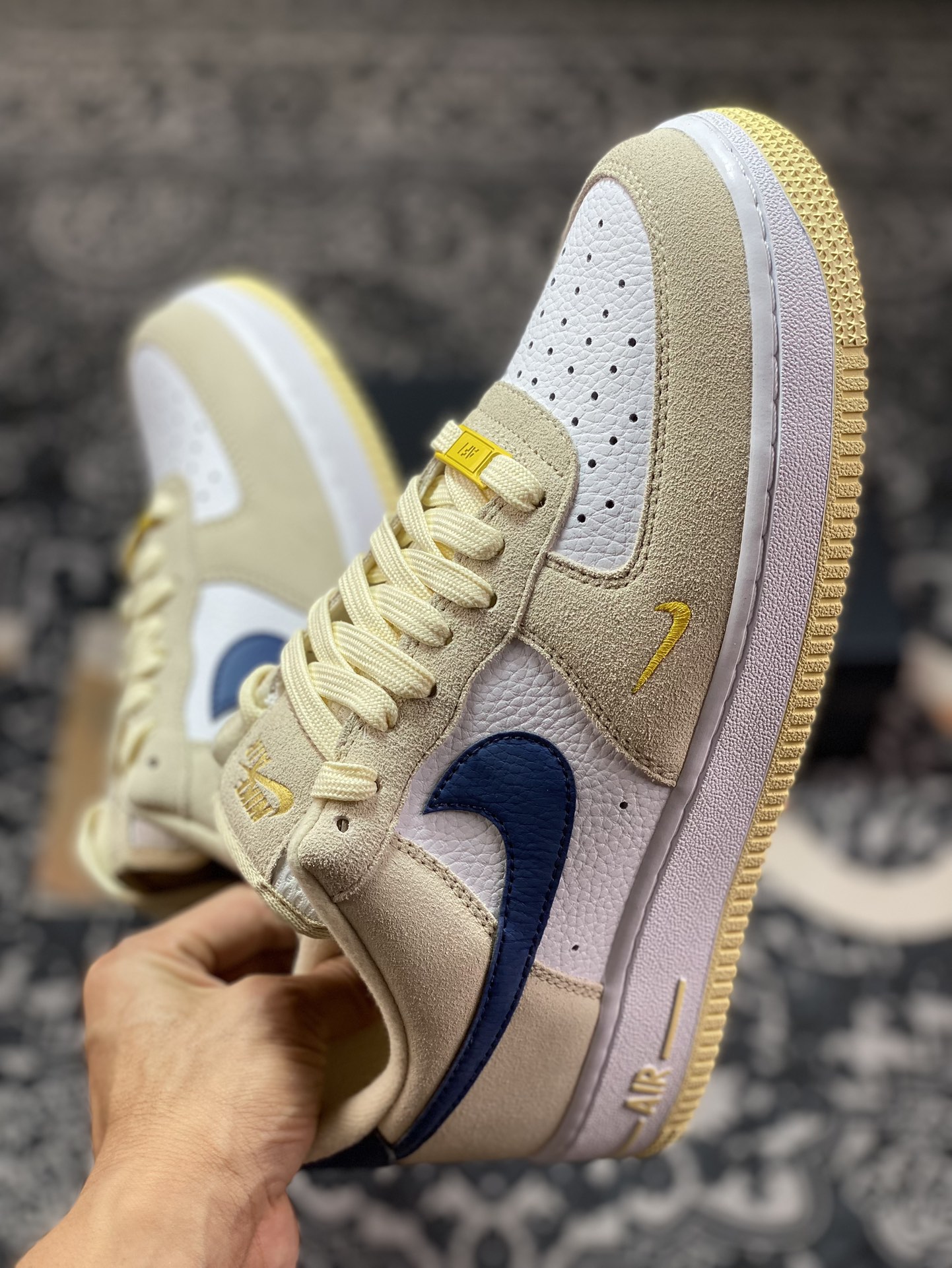 Air Force 1 '07 Low Light Brown Blue Hook FV6332-100