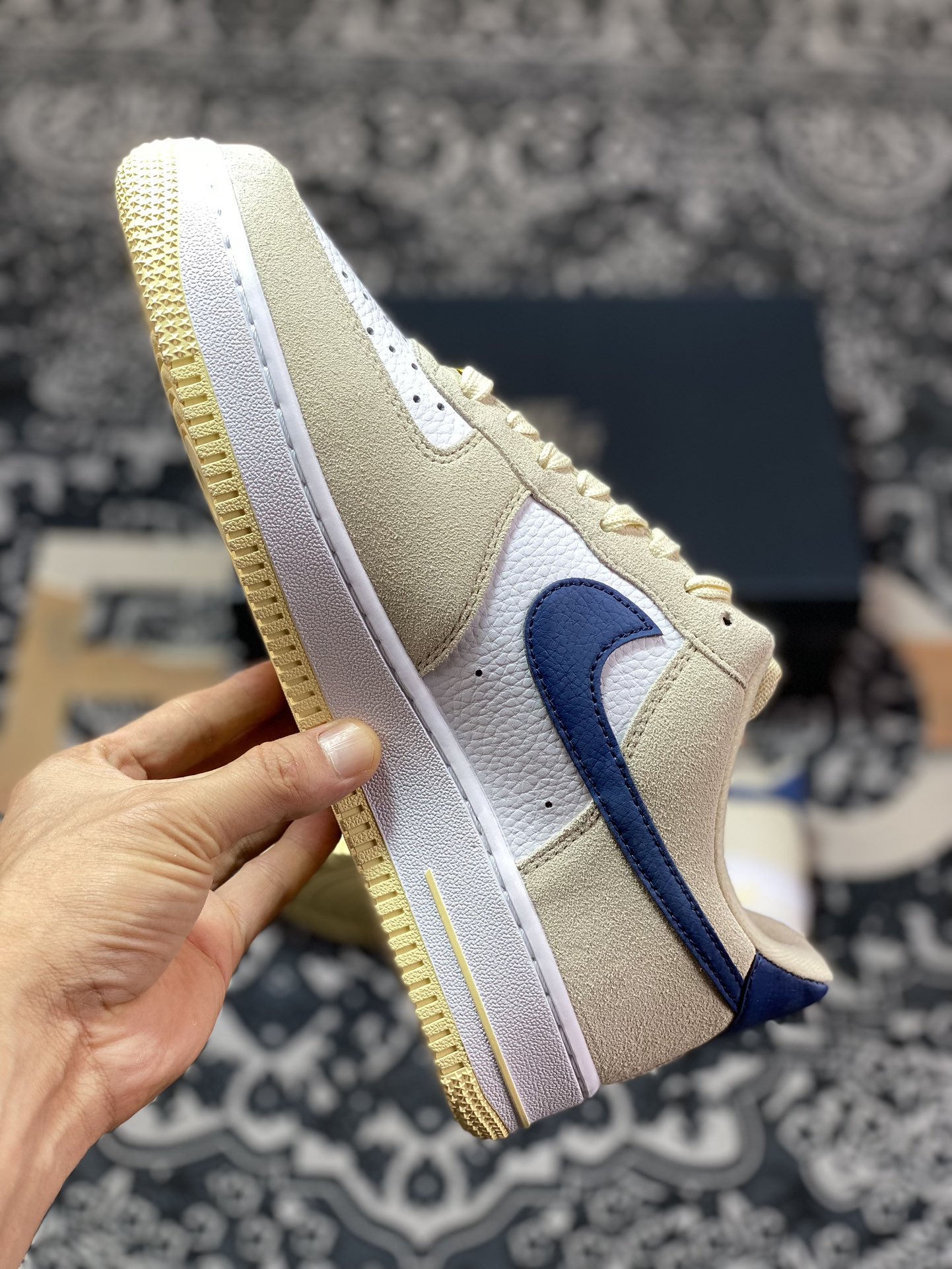 Air Force 1 '07 Low Light Brown Blue Hook FV6332-100