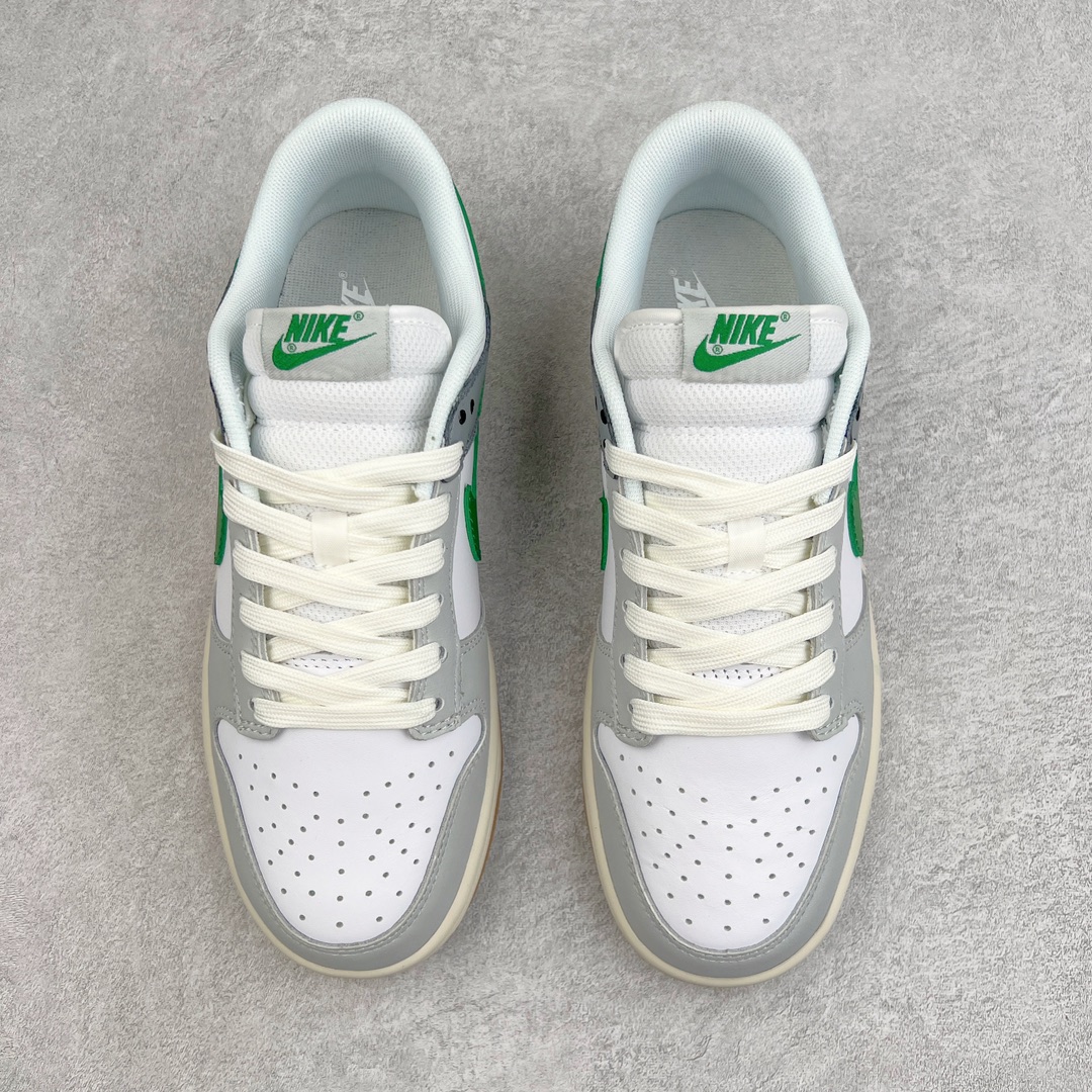 图片[2]-💰260 ＃CF纯原 NK Dunk Low 灰白绿 624044-131 大厂出品 极力推荐 原装头层材料 独家版型蒸餾加工帶來的是更好的视觉和脚感体验大厂纯原品质出货 清洁度 电绣工艺 皮料切割干净无任何毛边 细节完美 尺码：39 40 40.5 41 42 42.5 43 44 44.5 45 编码：by3936030-运动鞋