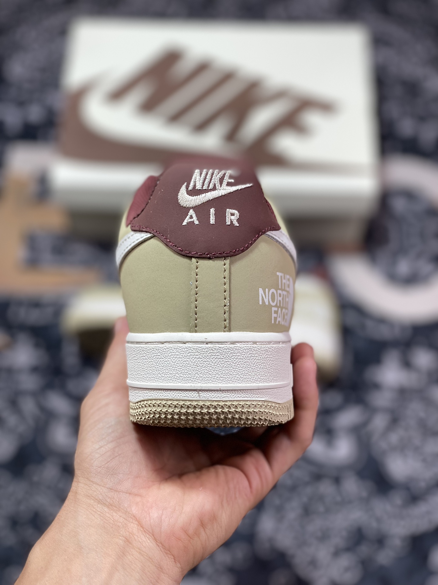 Air Force 1 '07 Low North Face White Green Light Brown BS9055-727