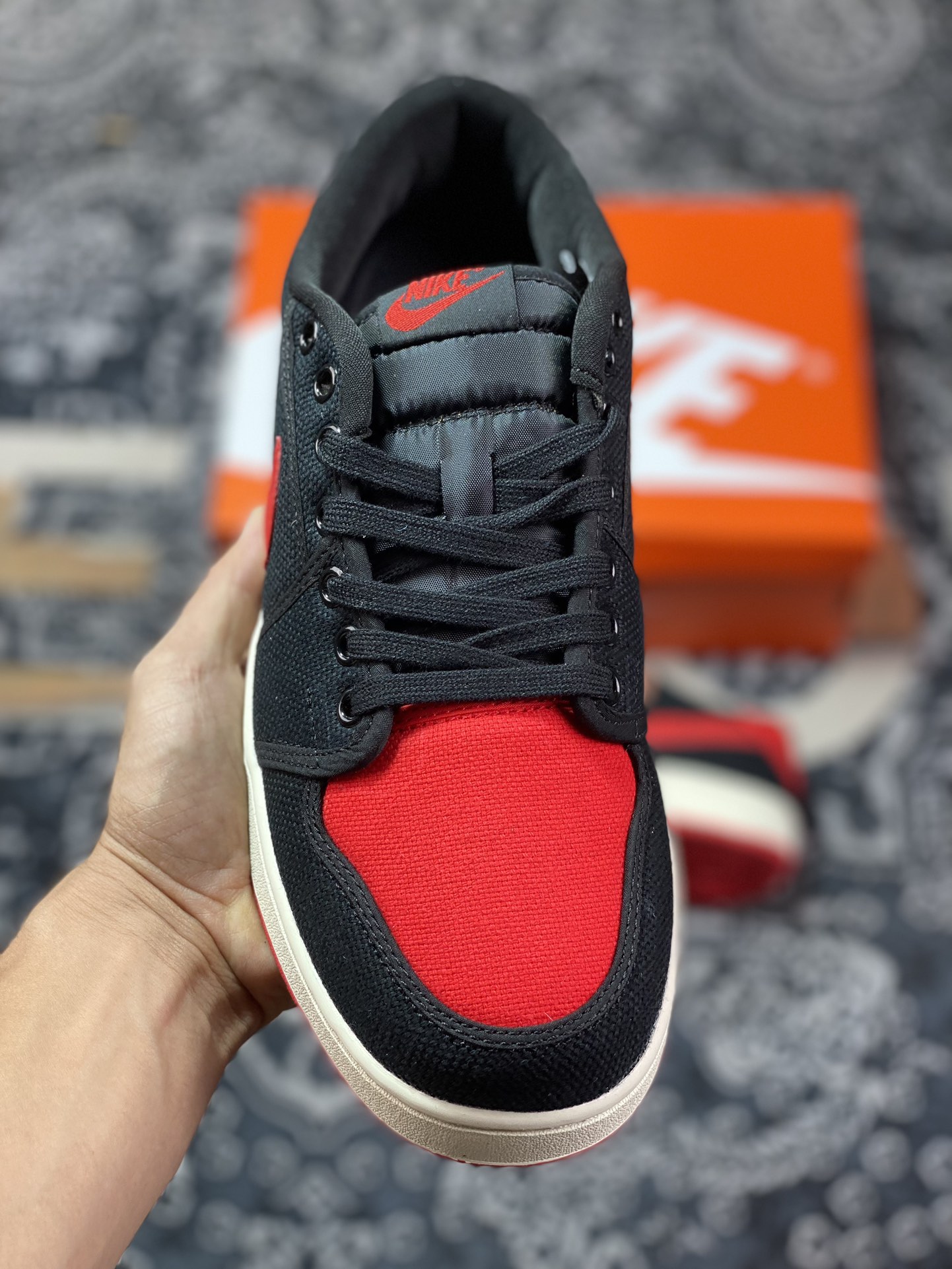 Air Jordan 1 KO Low Black Red DX4981-006