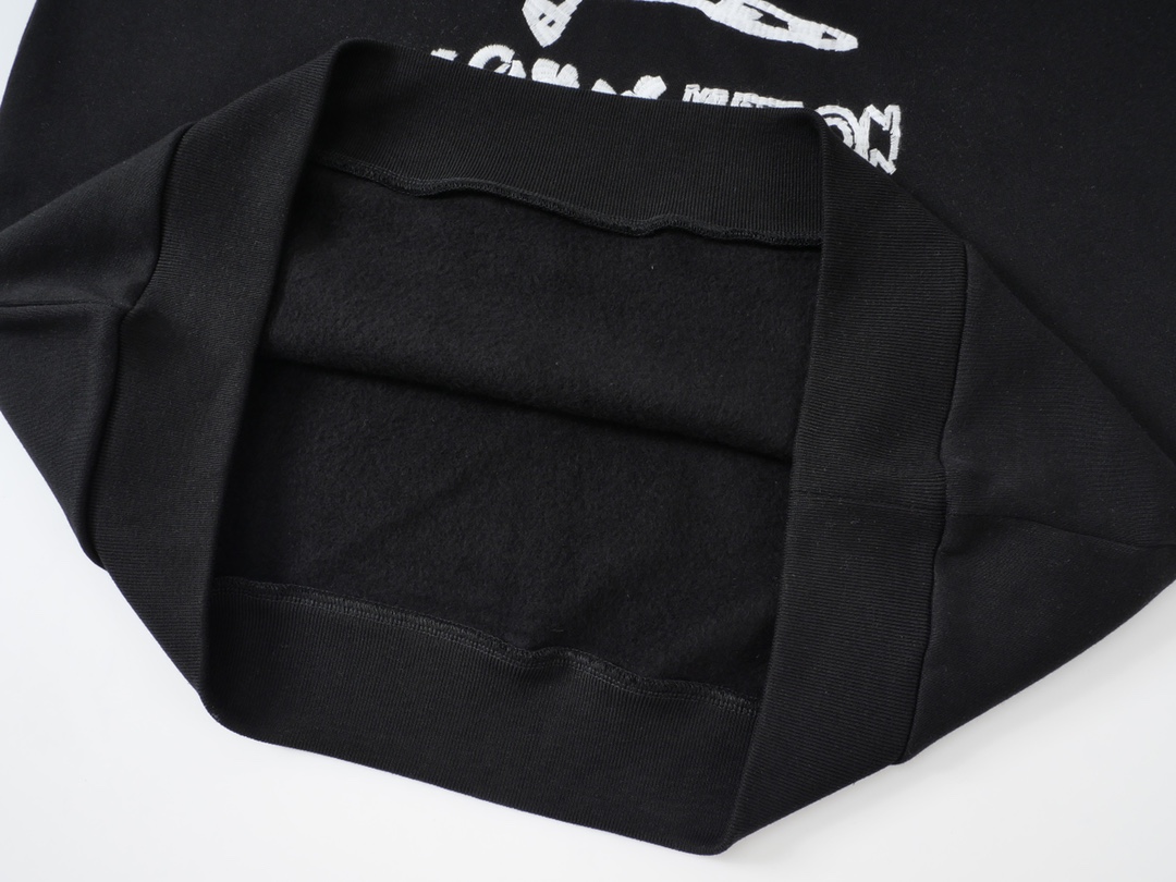 2023 Zenhara Black Velvet Coat with Needle Embroidery and Wide Collar - 图片 7