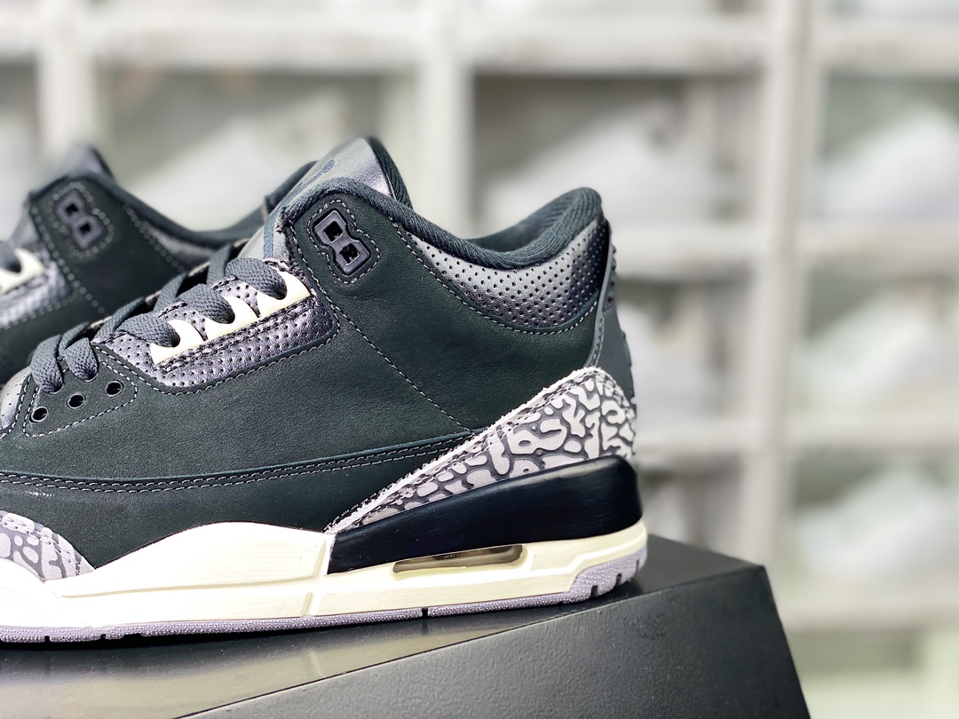 Wmns Air Jordan 3 Retro ”Black Gold” Michael Jordan AJ3 mid-top basketball shoes ”Black Gold Cement Crack” CK9246-001