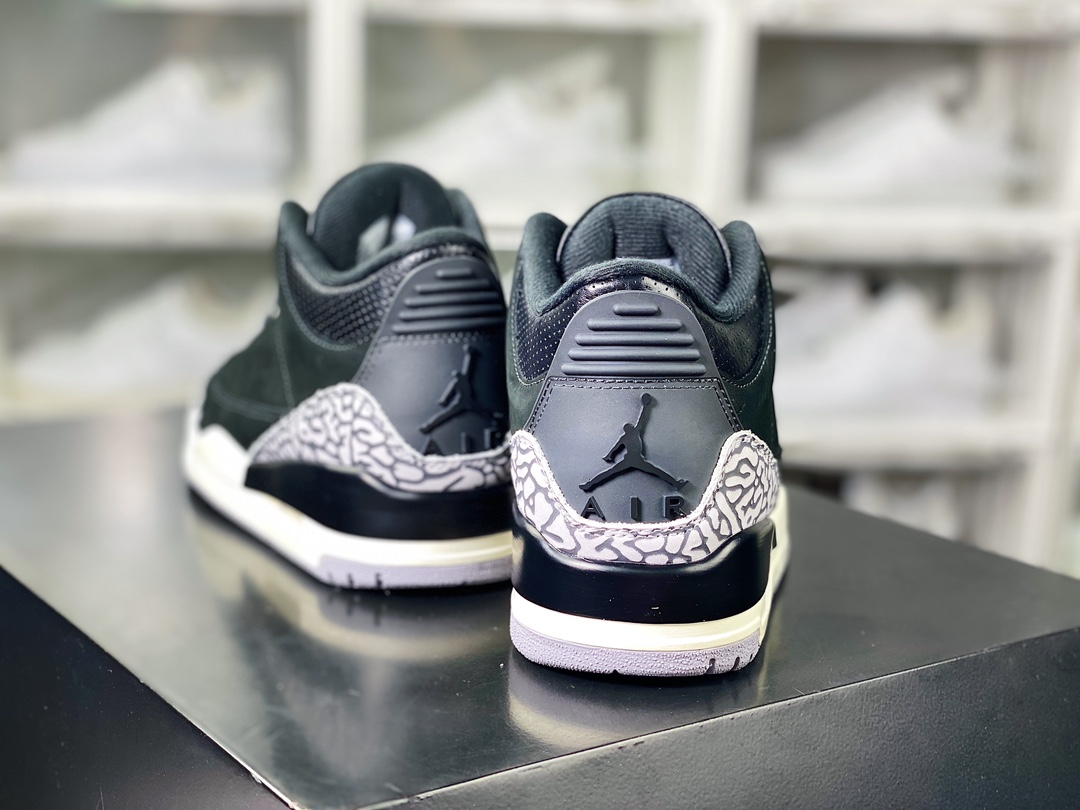 Wmns Air Jordan 3 Retro ”Black Gold” Michael Jordan AJ3 mid-top basketball shoes ”Black Gold Cement Crack” CK9246-001