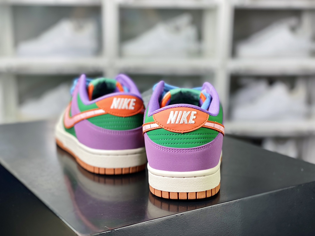 【Nike】SB Dunk Low ”DRAGON BALL” Dunk Series Low-top Casual Sports Skateboard Shoes ”Off-white Green and Purple Piccolo Devil” GP1255-027