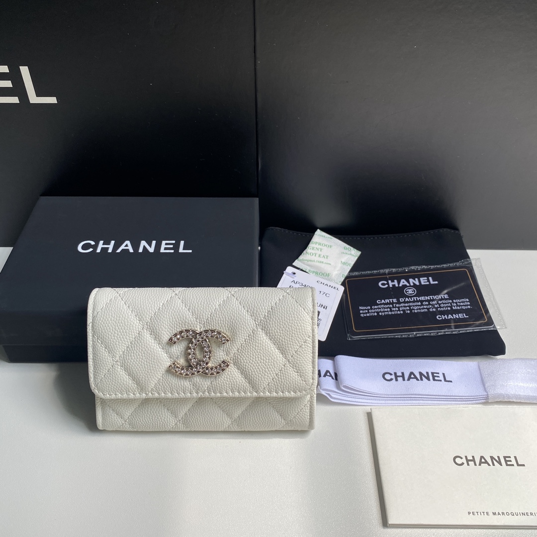 Chanel 2023新品盖头卡包到货尺寸11cm