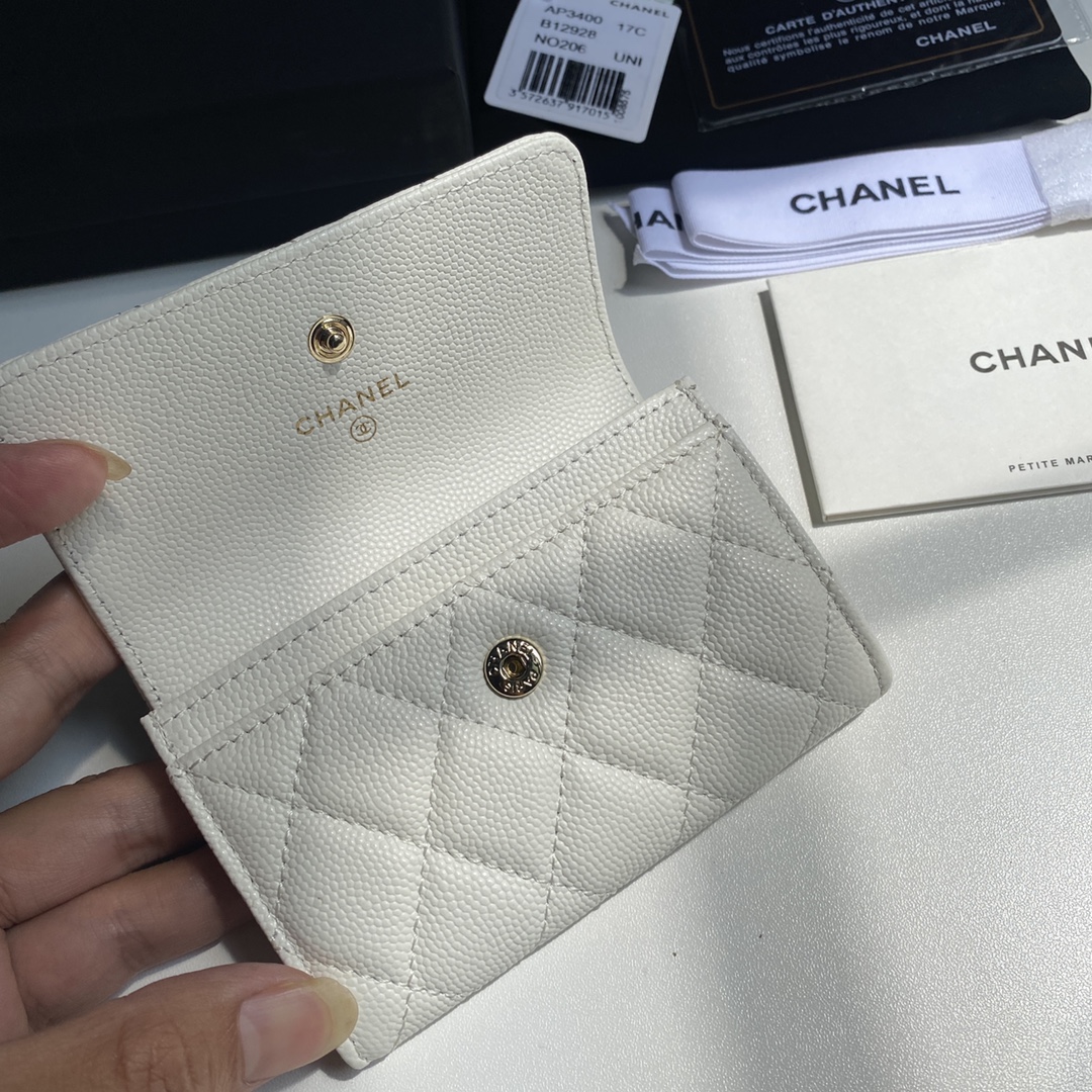 Chanel 2023新品盖头卡包到货尺寸11cm