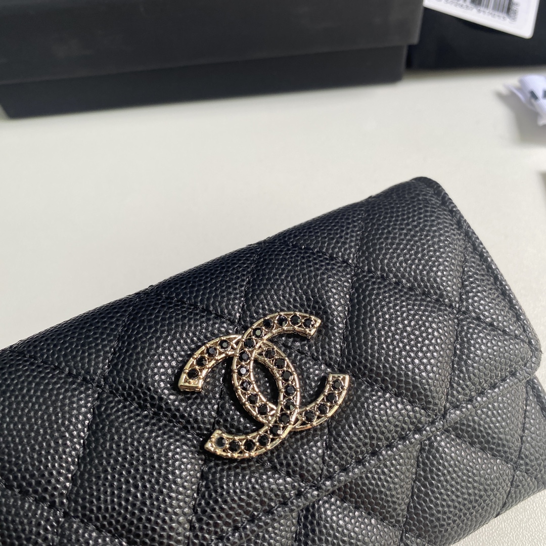 Chanel 2023新品盖头卡包到货尺寸11cm