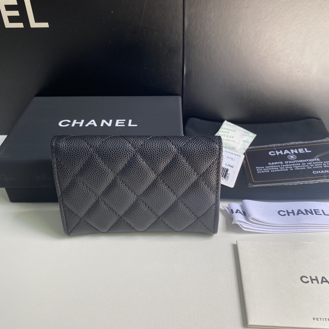 Chanel 2023新品盖头卡包到货尺寸11cm