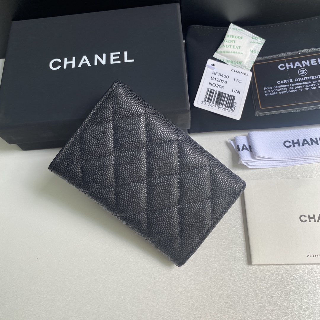 Chanel 2023新品盖头卡包到货尺寸11cm