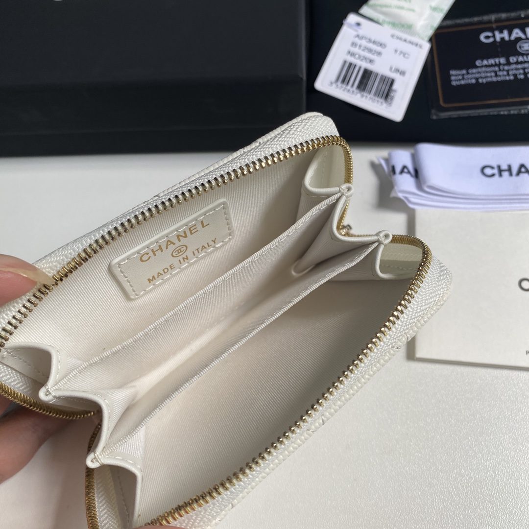 Chanel 2023新品单拉卡包到货尺寸11