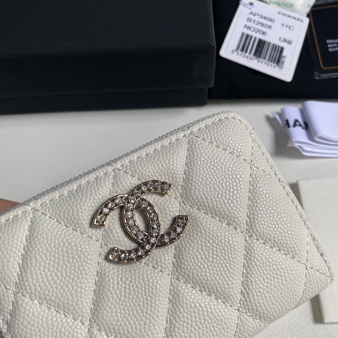 Chanel 2023新品单拉卡包到货尺寸11