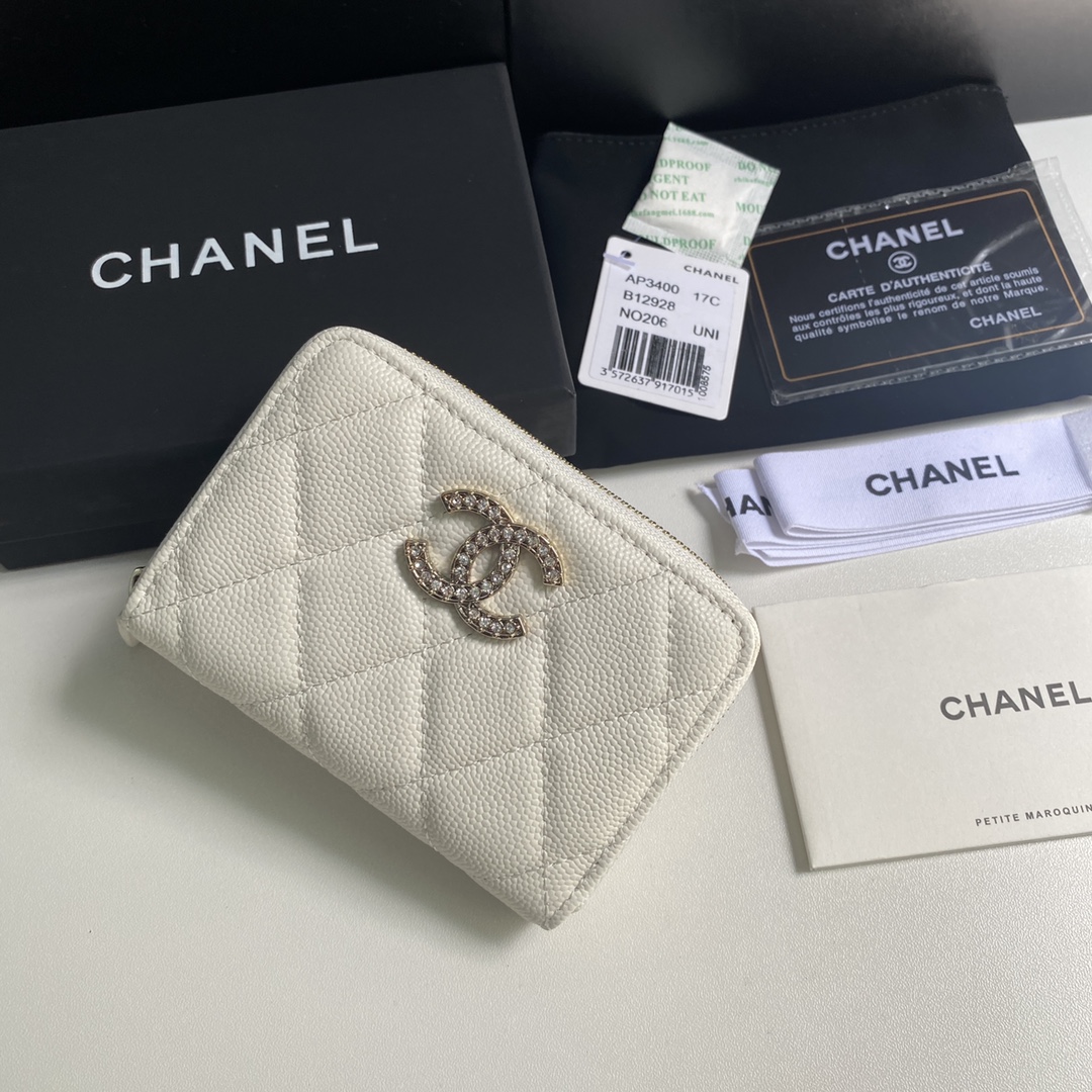 Chanel 2023新品单拉卡包到货尺寸11