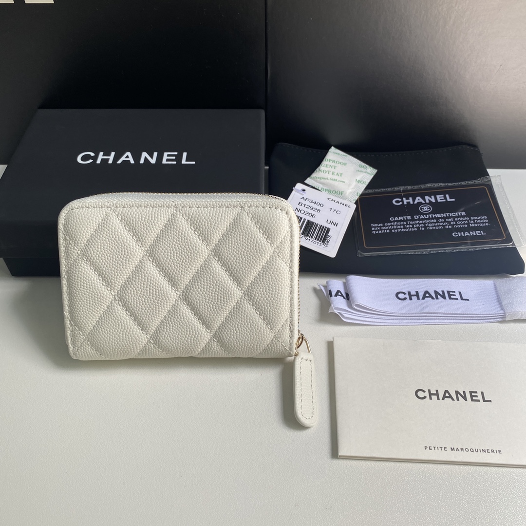 Chanel 2023新品单拉卡包到货尺寸11