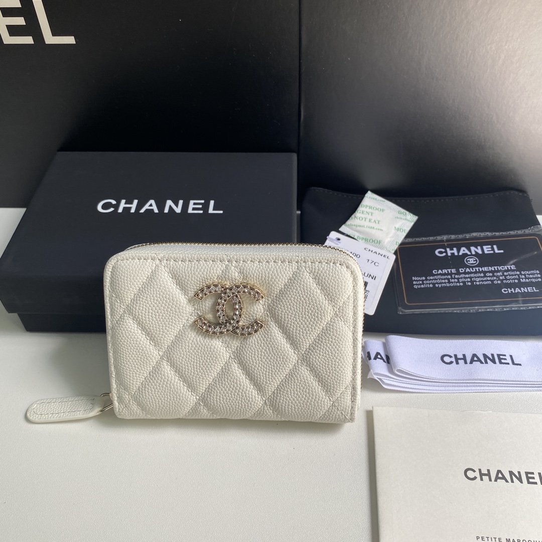 Chanel 2023新品单拉卡包到货尺寸11