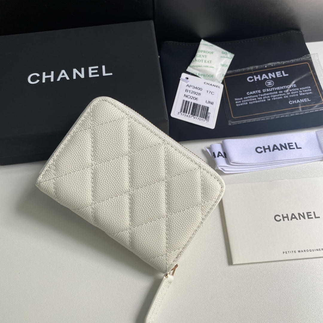 Chanel 2023新品单拉卡包到货尺寸11