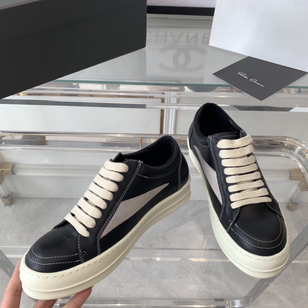 Top Edition Rick Owens Recreational Shoes: Classic Extension for Fashion Lovers - 图片 3