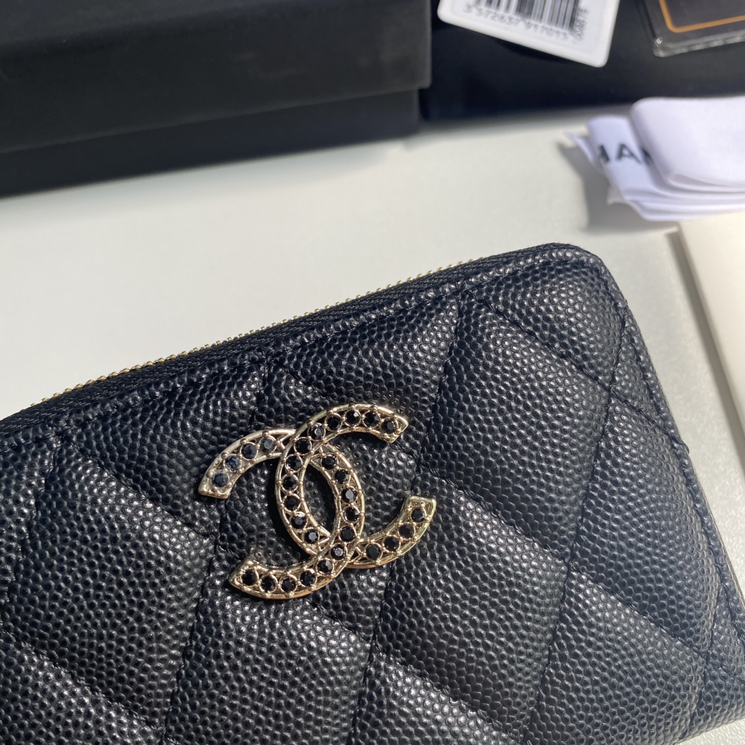 Chanel 2023新品单拉卡包到货尺寸11
