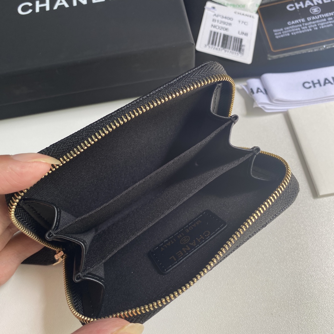 Chanel 2023新品单拉卡包到货尺寸11