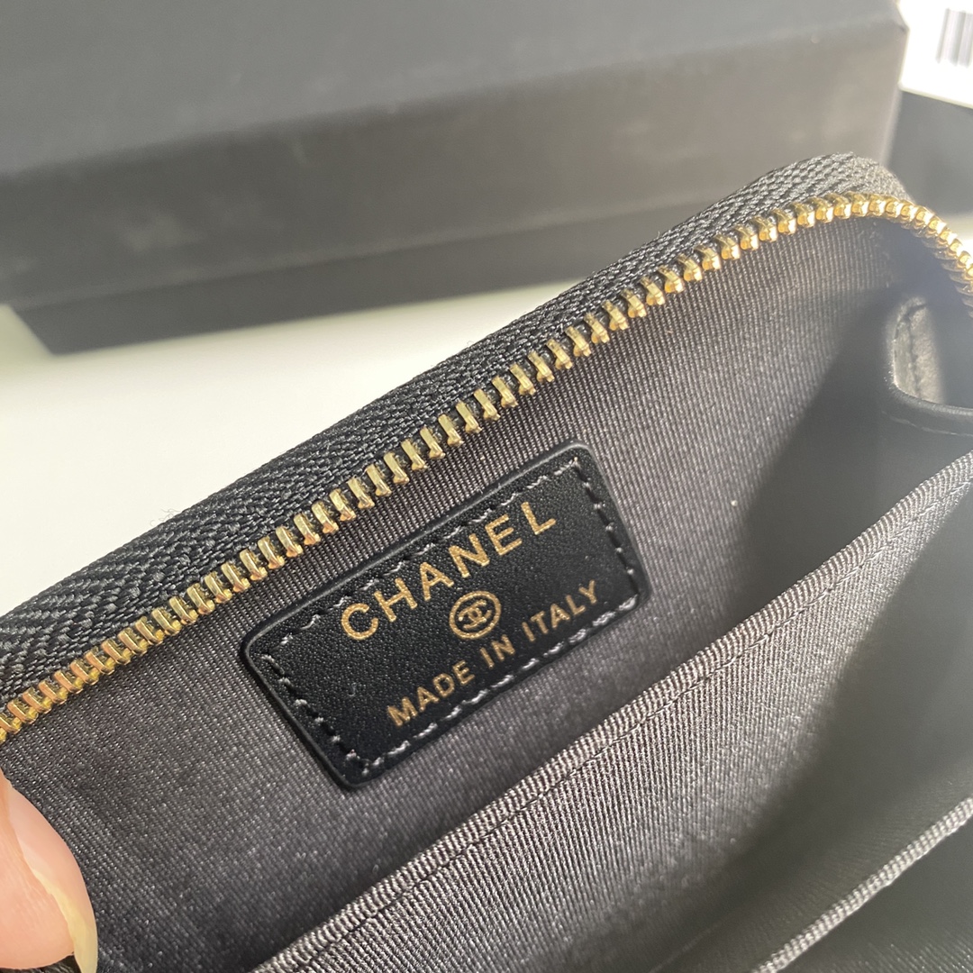 Chanel 2023新品单拉卡包到货尺寸11
