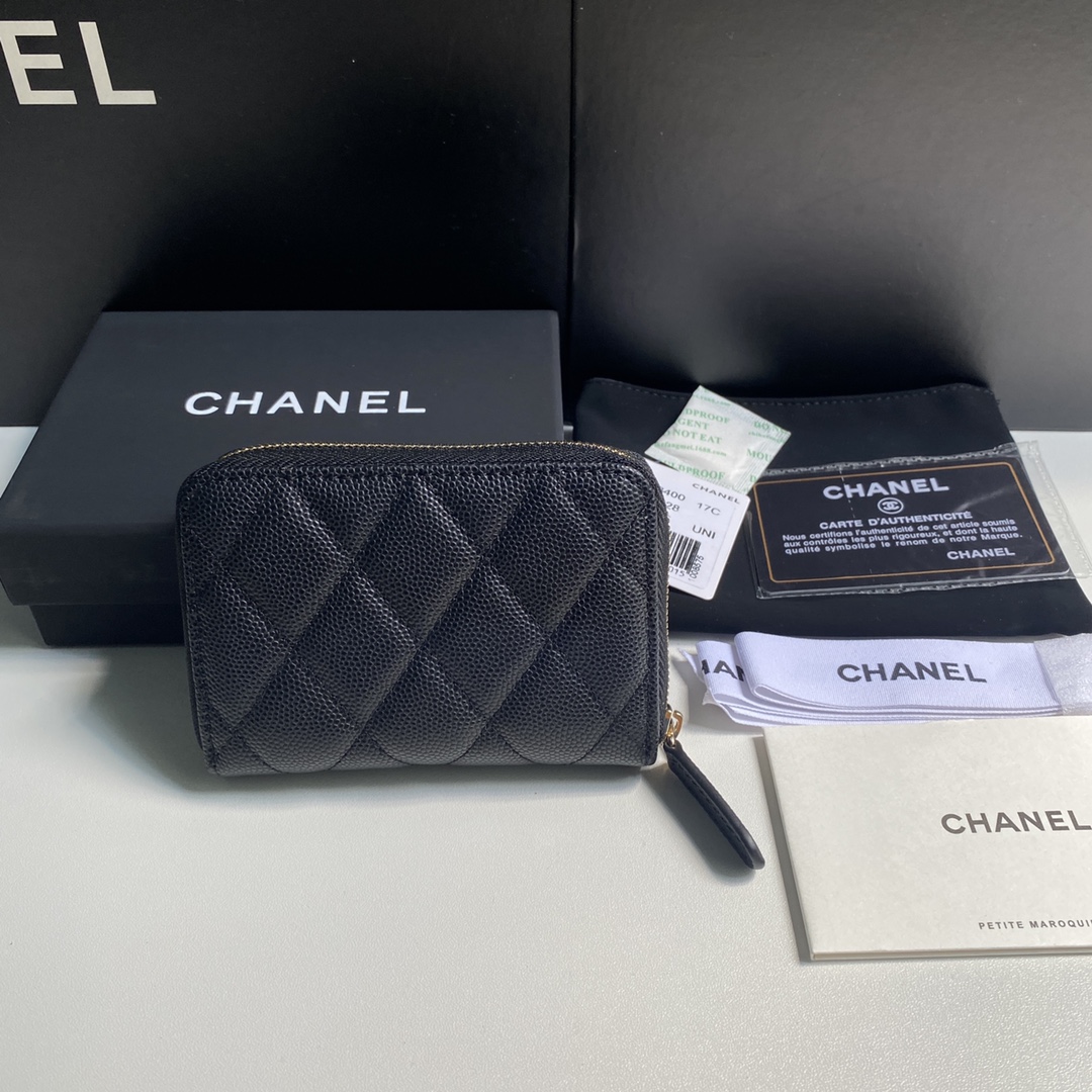 Chanel 2023新品单拉卡包到货尺寸11