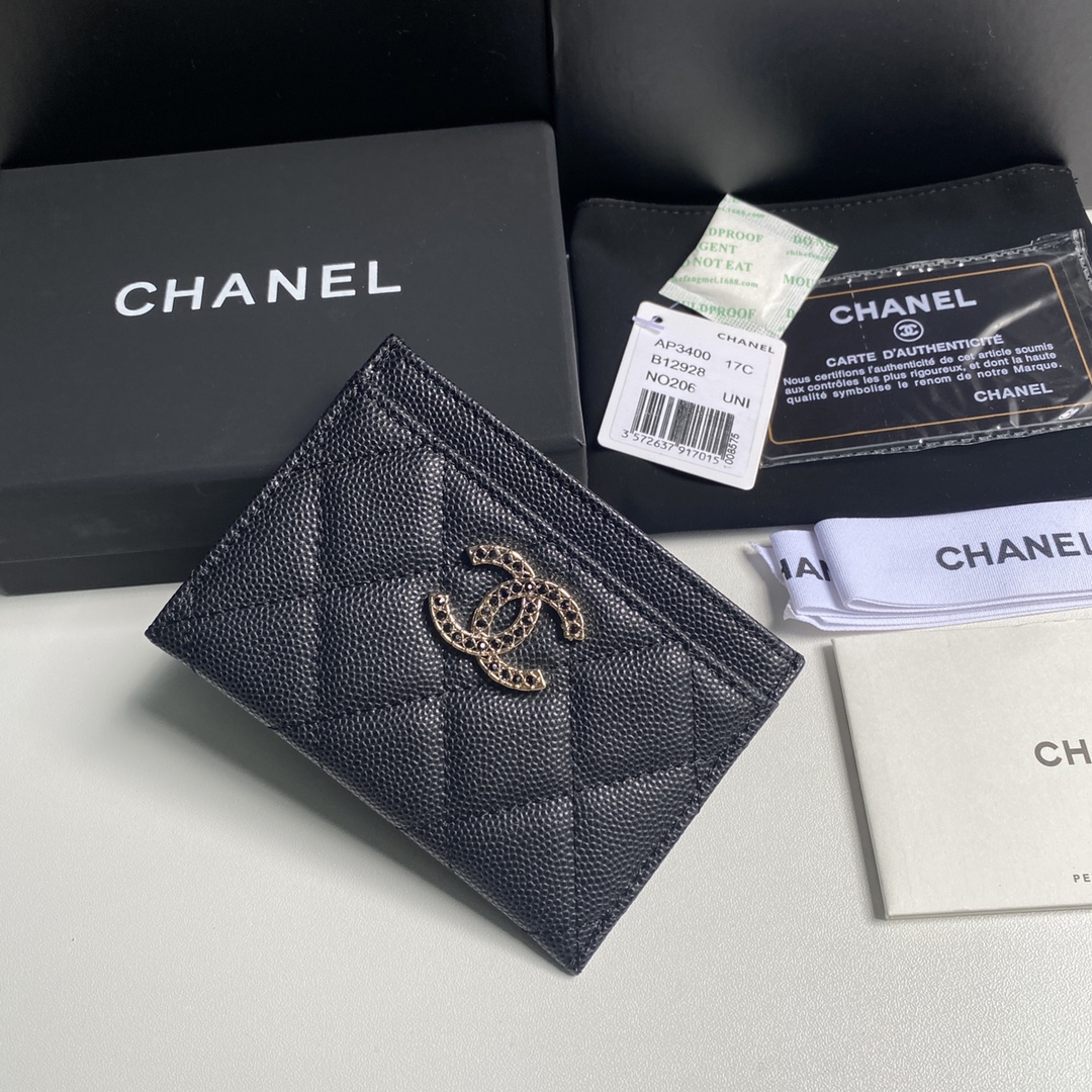 Chanel 2023新品小卡包到货尺寸11cm