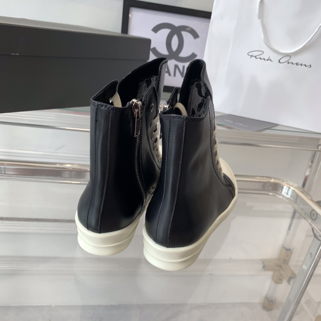 “RICK OWENS P750 Recreational Shoes: Top Edition of Classic Cow-Skin Import” - 图片 7